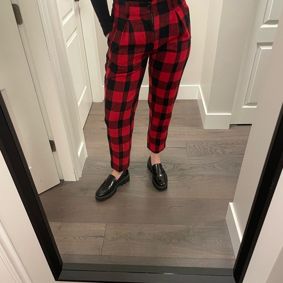 Vintage Buffalo plaid 100% wool trousers - Picture 14 of 14